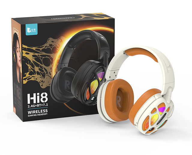 2026 New Gaming Hi8 Four Modes Wireless ANC USB Type-C Gaming Headset for PS4 Stereo 3D Sound