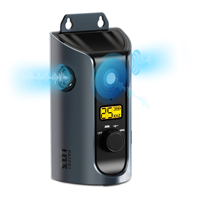 2026 Dresseur de chiens ultrasonique rechargeable par panneau solaire, en plastique écologique, anti-aboiement
