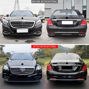 Kit de Actualización para Auto W222 2013-2018, Carrocería Deportiva S450 2019, Incluye Faros Delanteros, Traseros, Luces Antiniebla para Benz Clase S - Product Image 2