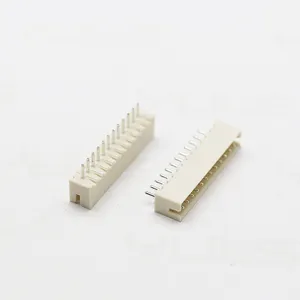 Hot Sale ZH 1.5mm pitch 02P-16P single row through hole plug header wire Single row straight wafer connector for PCB connector