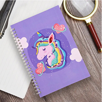 Nouveau gros diamant peinture pierre papier cahier A5 pour travail record cahier peinture