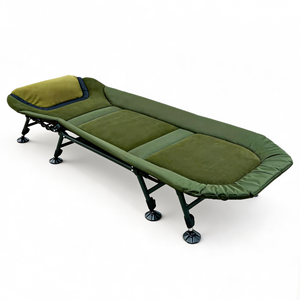 Extra Large Folding <b>Camping</b> Cot 180KG Load Adjustable Height for Outdoor Hunting Fishing - Product Image 4