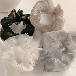 Accesorio DIY, Tela <span class=keywords><strong>de</strong></span> <span class=keywords><strong>Organza</strong></span> Brillante con Pedrería <span class=keywords><strong>para</strong></span> Hacer Lazos <span class=keywords><strong>para</strong></span> el Cabello LT21932 - Product Image 6