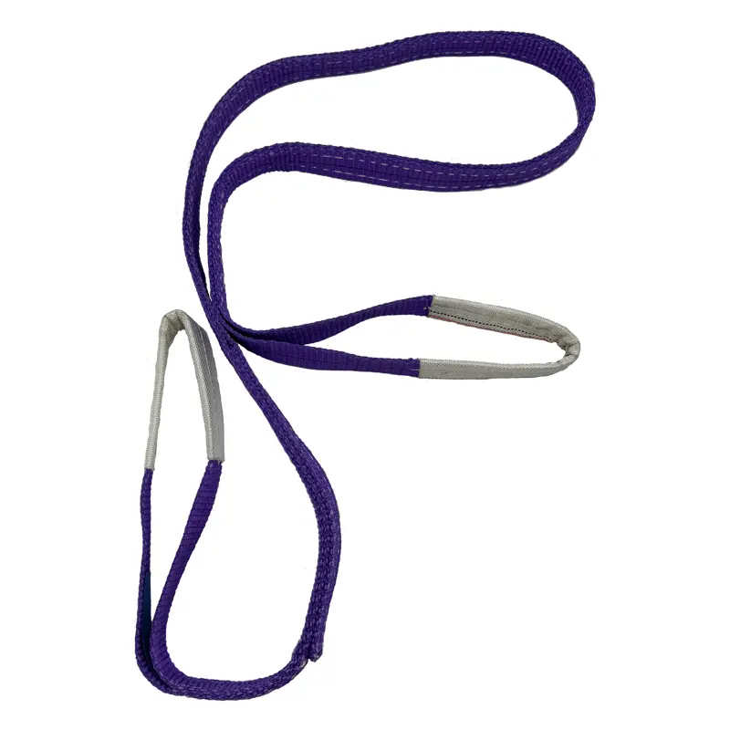 Wll 1 Ton 30Mm 4M Platte Ogen Webbing Zachte Sling 100% Polyester Verdikte Hijsen Hijsband