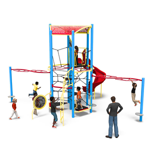 Structures de jeux pour enfants, aire de jeux extérieure, toboggan tubulaire, escalade en spirale, équipement de terrain de jeux pour enfants, grand équipement de divertissement certifié Cywgm-20 - Product Image 2