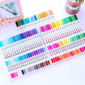 Material de Oficina y Escolar, Juego de 12 Rotuladores de Doble Punta para Dibujar, Pintar, Acuarelas, Marcadores Artísticos - Product Image 3
