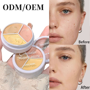 ODM/OEM 3-Color Clear Skin <span class=keywords><strong>Corrector</strong></span> Face Spot & Acne Scar Cover Dark Circle <span class=keywords><strong>Corrector</strong></span> Cobertura completa (Personalización <span class=keywords><strong>de</strong></span> fábrica) - Product Image 1