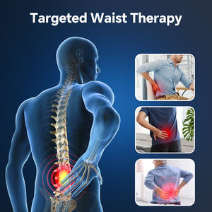 Nuevos productos de salud, compresa fría y caliente, presión de aire, vibración, masaje de cintura, masajeador Abdominal eléctrico con bolsa de hielo - Product Image 4