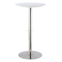 Haute qualité à l'extérieur moderne de la mode haut Abs en acier brossé Table de cocktail Table de bar Lq- Bt304
