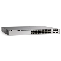 Nouveau commutateur Cisco Catalyst C9300-24P-A original, série 24 ports avec 4 uplinks SFP Gigabit, PoE+, garantie 1 an, SNMP, QoS