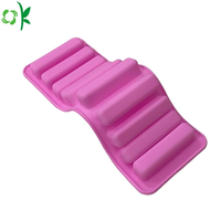 OKSILICONE Moule à chocolat en silicone de qualité alimentaire de forme rectangulaire Moule à beurre pour bonbons Moule à barre de chocolat pliable