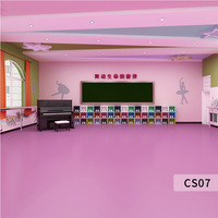 Hot Selling PVC Kunststoff rutsch feste Boden rolle Linoleum für Büro und Krankenhaus Wasserdichte Vinyl rolle für den Schul gebrauch