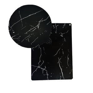 <span class=keywords><strong>Tappetino</strong></span> Protettivo in Silicone per Piano Cottura a Induzione, Rotondo, Isolante Termico, Nero, per Pentole Calde - Product Image 1