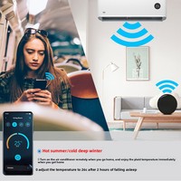 Tuya Smart WiFi IR Blaster, télécommande universelle pour TV, appareils électroménagers, compatible avec Alexa, Google Home, OLED, batterie, hôtels, Android