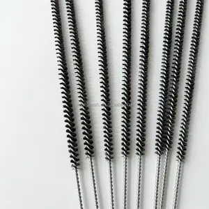 Nylon ống và rơm làm sạch bàn chải Ống brushsteel Twist xử lý