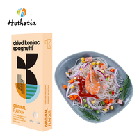 Nouilles Shirataki Naturelles Originales Sans OGM Sans Gluten Faible Teneur en Glucides Spaghetti de Konjac Séchées en Boîte
