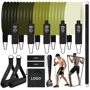 Resistance <b>Bands</b>, Exercise <b>Bands</b> with Handles, Fitness <b>Bands</b>, <b>Workout</b> <b>Bands</b> with Door Anchor for Heavy Resistance Training - Product Image 1
