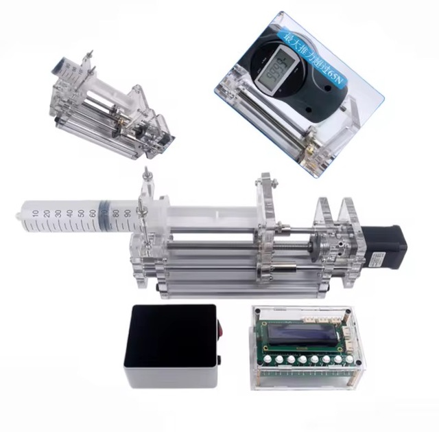High-Precision Laboratory Microinjection Pump Stepping Micropump Injection Propulsion Core Components Electronic Machinery
