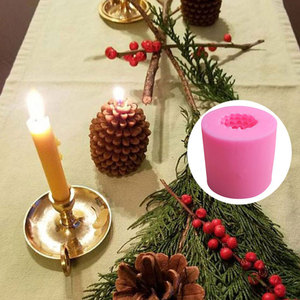 3D Christmas Pine Cone stampo per candele in Silicone strumenti gocciolanti in <span class=keywords><strong>resina</strong></span> pigna per <span class=keywords><strong>la</strong></span> cottura di stampi per torte in Mousse - Product Image 6