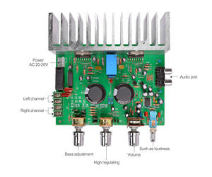 Carte amplificateur audio TDA7294 AMP 100W*2 Haute puissance 2.0 <span class=keywords><strong>canaux</strong></span> Amplificador Haut-parleur sonore Audio domestique DIY - Product Image 3