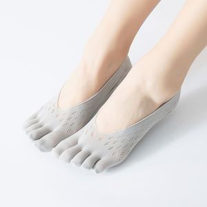 Chaussettes à cinq doigts pour femmes, mode printemps, été et automne, chaussettes courtes pour femmes et dames, chaussettes bateau en coton à 5 doigts - Product Image 4