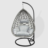 Fulin chaise d'extérieur de haute qualité siège pour 3 personnes plage patio balançoire à bascule chaise de jardin ensemble balançoire de jardin ensembles