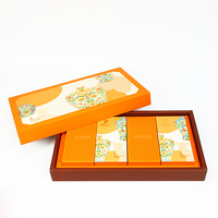 Boîte cadeau en papier de qualité supérieure, vente en gros, logo personnalisé, emballage alimentaire biodégradable pour gâteaux de lune, biscuits, friandises