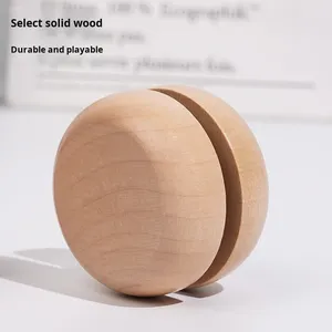 Yo-Yo Tradicional de Madera para Jóvenes de 15 a 35 Años, Juguete Giratorio Educativo de Integración Sensorial con Diseño de Dibujos Animados de Zhejiang, en Bolsa - Product Image 2