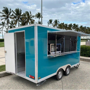 <span class=keywords><strong>Vente</strong></span> flash : <span class=keywords><strong>Remorque</strong></span> de cuisine mobile orange entièrement équipée pour poulet, sushis, hot-dogs, camion de restauration rapide en fibre de verre et aluminium durable - Product Image 1