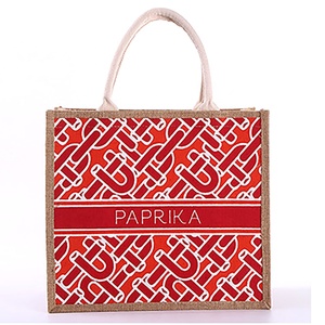 Eco Friendly Wholesale <b>Large</b> Customized Jute Tote Shopping Bag with Zipper Closure <b>Black</b> Laminated Lady <b>Handbags</b> - Product Image 6