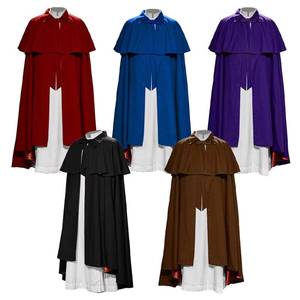 New Medieval King Guard Cloak Renaissance Cape Halloween Cosplay Costume Stage Performance Party Outfit - Product Image 1