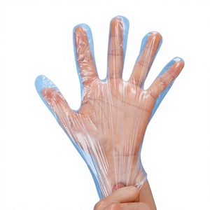 Gants jetables transparents en film plastique, de qualité alimentaire, épaissis <span class=keywords><strong>et</strong></span> résistants à l'huile, pour la cuisine, la restauration <span class=keywords><strong>et</strong></span> la coloration des <span class=keywords><strong>cheveux</strong></span>, 100 unités - Product Image 1