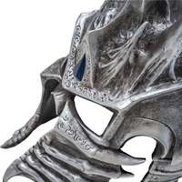 Casque du Roi Lich de Warcraft, Casque de Commandement, Couronne de Glace d'Arthas, Modèle d'accessoire portable pour cosplay