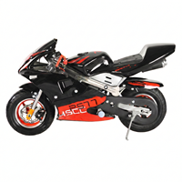 Mini moto à essence automatique MAXSPEED DB05 49cc 2 temps avec démarrage par lanceur pour enfants, vitesse maximale de 40-60 km/h