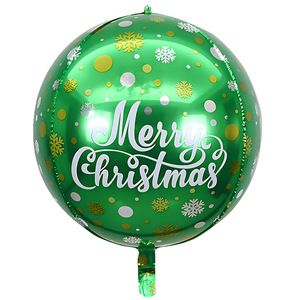 Film en aluminium 4D de 22 pouces cloche de boule de Noël transfrontalière pour ballons de fête <span class=keywords><strong>Amazon</strong></span> pour la décoration d'ambiance de festival - Product Image 3