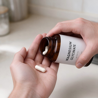 Capsules de glycinate de magnésium végétalien à marque privée 500 mg – Magnésium chélaté à absorption élevée