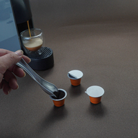 Capsules de Café de 15 ml en Feuille d'Aluminium avec Couvercles, Portables pour Entreprise et Usage Domestique, Compatibles Thé et Café