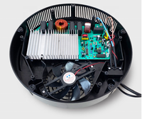 Mini-réchaud électrique rond 800W à bon prix pour Shabu Shabu, cuisinière à induction portable 110V 220V, plaque de cuisson à induction commerciale