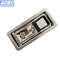 Serrure de conteneur encastrée 16mm barre ronde en acier inoxydable au carbone chaîne du froid logistique serrures de porte de camion