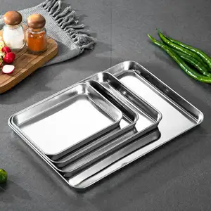 Gold plate rose golden 304 stainless steel oven Baking Tray bbq tray with  Cool Rack Set