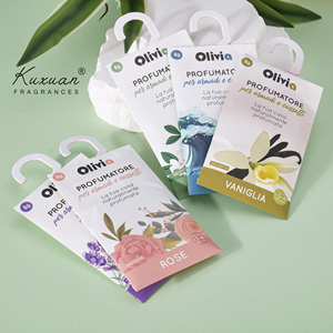 8g Sachets parfumés frais vêtements sac de rangement <span class=keywords><strong>cintre</strong></span> avec lavande bois de santal océan arômes pour armoire tiroirs voitures placards - Product Image 2