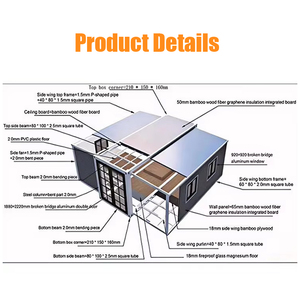 Hiệu suất cao nhà di động mở rộng <span class=keywords><strong>container</strong></span> hiện đại phổ biến prefab nhà Tiny nhà với Trailer - Product Image 5