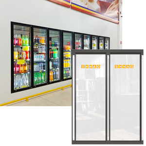 Puerta de Vidrio de Repuesto para Refrigerador/Cámara Frigorífica con Marco de Aluminio y Luces LED - Product Image 1