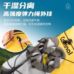 Canle Outdoor Waterproof <b>Backpack</b> Large Capacity Daypack For Hiking Rafting Swimming Snorkeling Water Resistant - Product Image 4