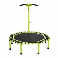 Trampolines de fitness en gros avec poignée en mousse réglable pour l'exercice à domicile/en salle de sport – Rebounder de fitness