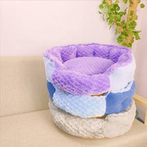 <span class=keywords><strong>Macaron</strong></span> Stil Haustier bett warmes Hunden est Winter Baumwolle Katzen Hunde bett - Product Image 3