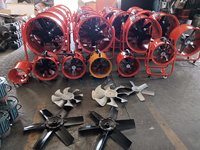 Ventilateur électrique portable à roulement à billes AC 220V, 200mm 300mm 400mm 500mm 600mm 800mm, OEM ODM