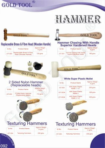 Martillo de joyería, herramienta dorada - Product Image 2