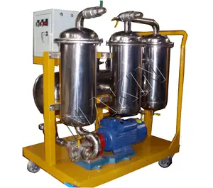 Máquina de filtragem de óleo resistente a fosfato de aço inoxidável, filtro de óleo não qualificado