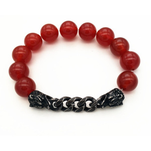 Yunnique – chaîne en acier inoxydable avec tête de loup, perles d'espacement de 55mm pour la fabrication de bracelets, accessoires de bijoux à faire soi-même - Product Image 2